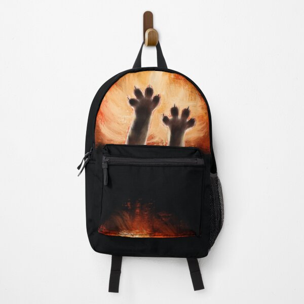 Item preview, Funny meme cat`s paw in the fire designed and sold by Makitsu Neko.