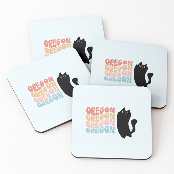 Item preview, Hippy Cat Loves Oregon | State Pride for Pet Lovers designed and sold by GoblinBoutique.