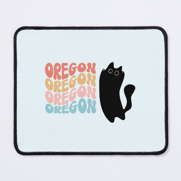 Item preview, Hippy Cat Loves Oregon | State Pride for Pet Lovers designed and sold by GoblinBoutique.