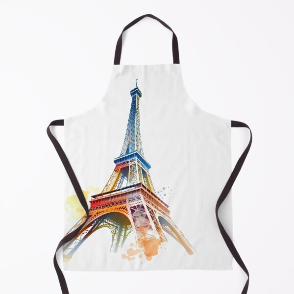 Item preview, Eiffel Tower Blue Orange - Iconic designed and sold by Shirtastically.