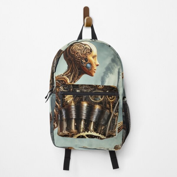 Item preview, Cybernetic Rider in a Steampunk Wasteland designed and sold by Wiredart.