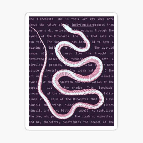 Item preview, Ouroboros Snake Poster designed and sold by MYOMEDIA.