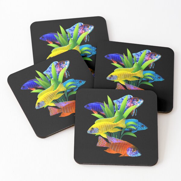 Item preview, African Cichlids Peacock Cichlid Fish Freshwater Aquarium Fish Tank Lovers Art Design  designed and sold by Aquarium Eclipse.