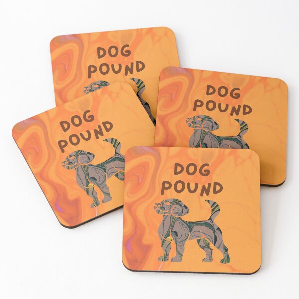 Item preview, Dog Pound - Flow Art / Pour Painting - jdp-01-06-0001 designed and sold by ANomadDesigns.