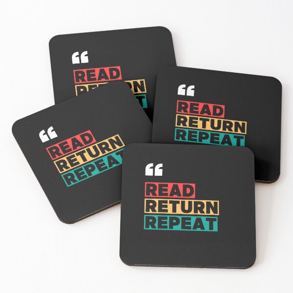 Item preview, read return repeat,book lover designed and sold by Bostonfashion25.