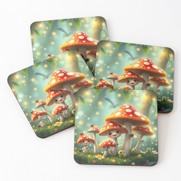 Item preview, “Whimsy Woods: Mushroom Friends’ Enchanted Haven” designed and sold by PresciousPrintz.