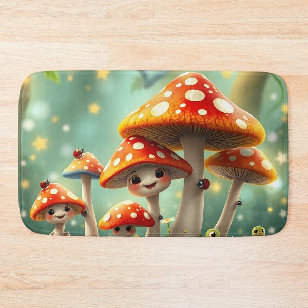 Item preview, “Whimsy Woods: Mushroom Friends’ Enchanted Haven” designed and sold by PresciousPrintz.