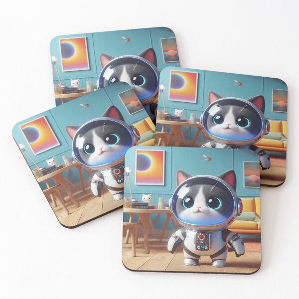 Item preview, Adorable High-Tech Cat of the Future 3 designed and sold by FusionGaze.