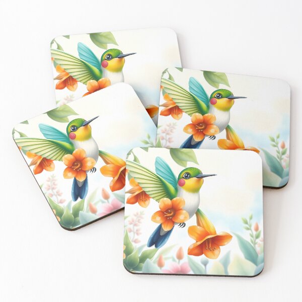 Item preview, “Whispers of Spring: Hummingbird and Trumpet Vine” designed and sold by PresciousPrintz.