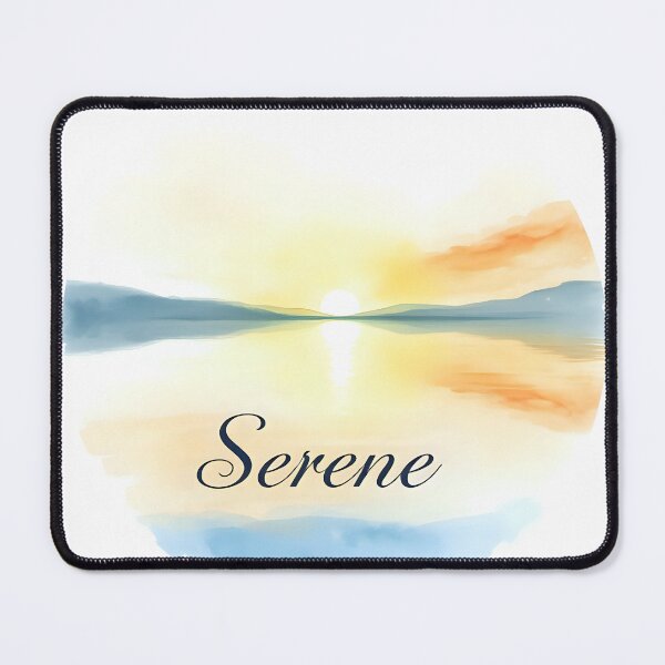 Item preview, Circular Sunrise Lake designed and sold by Shirtastically.