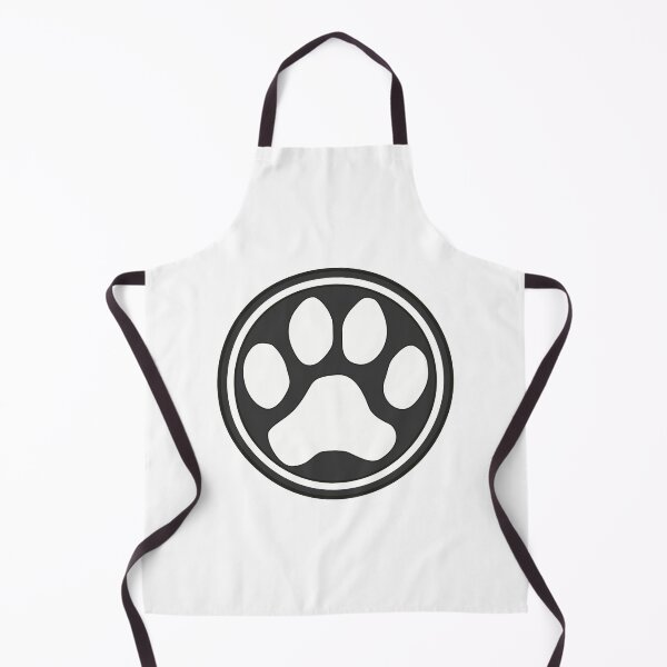 Item preview, Cute Dog Paw in Black and White Circle designed and sold by MoePark.
