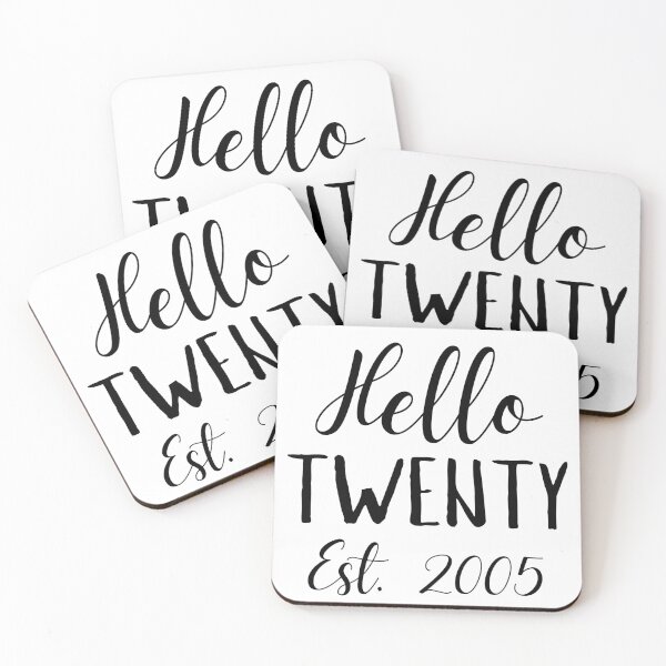 Item preview, Twenty | 20th Birthday Celebration | Vintage 2005 Anniversary designed and sold by highflycrafts.