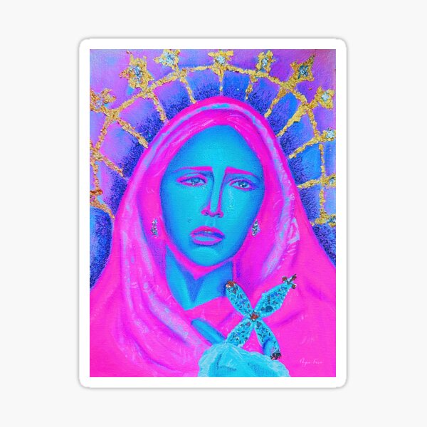Item preview, Lady of Sorrows Pop Art designed and sold by MYOMEDIA.