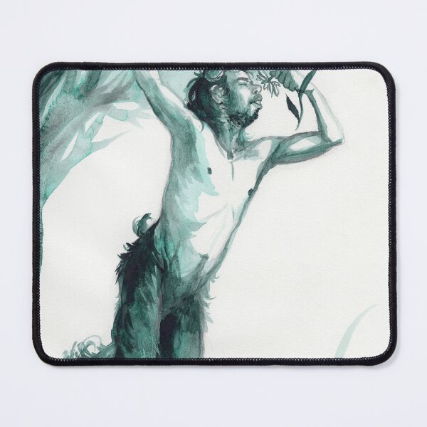 Item preview, Satyr smelling a flower designed and sold by TerezaAndFranz.