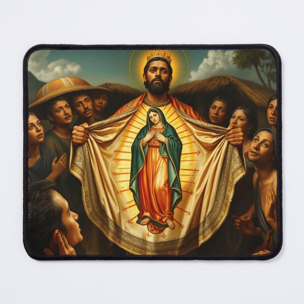 Item preview, Juan Diego and LA virgen de Guadalupe designed and sold by Roxburylane.
