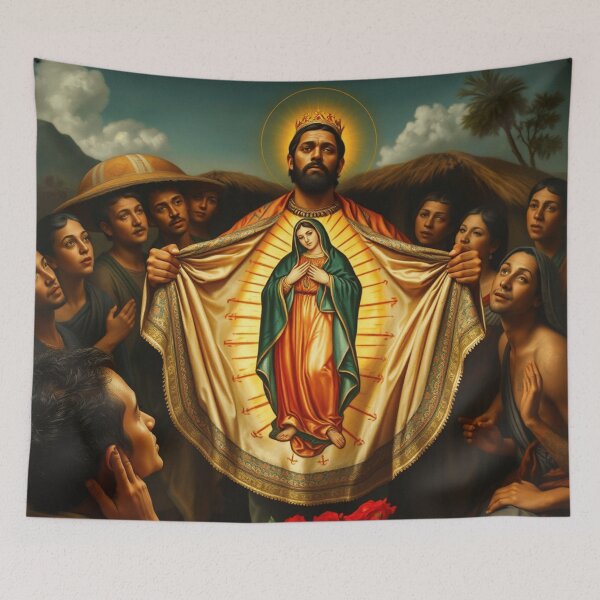Item preview, Juan Diego and LA virgen de Guadalupe  designed and sold by Roxburylane.