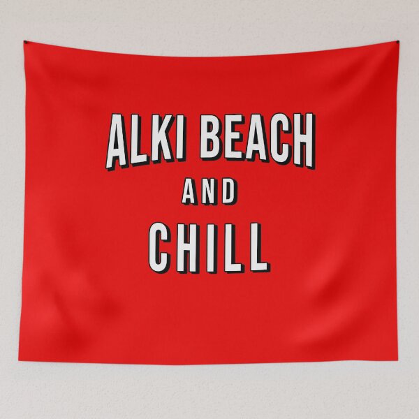 Item preview, ALKI BEACH  and CHILL designed and sold by Greenbaby.