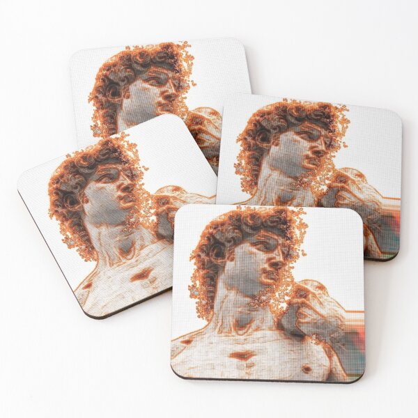 Item preview, Michelangelo's David in Vaporwave designed and sold by Art.From_Inside.