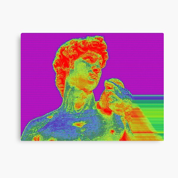 Item preview, Michelangelo's David in Vaporwave 2 designed and sold by Art.From_Inside.