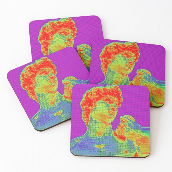 Item preview, Michelangelo's David in Vaporwave 2 designed and sold by Art.From_Inside.