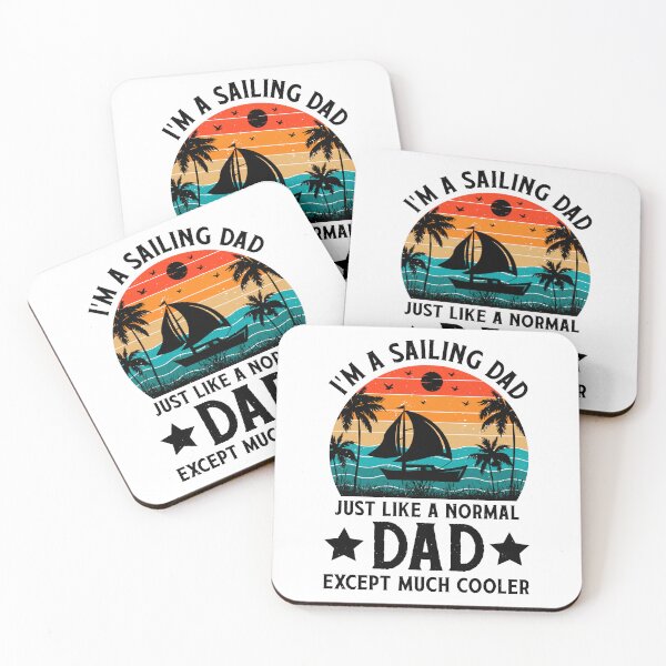 Item preview, Sailing Dad Cool Vintage Sunset Graphic designed and sold by CJC Designs.