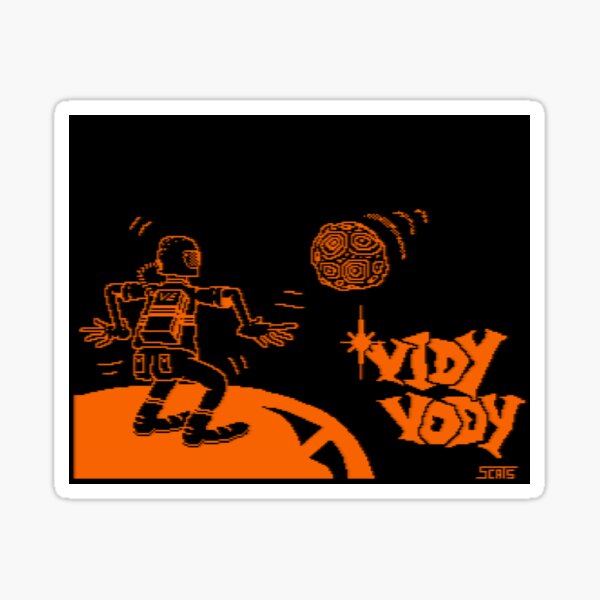 Vista previa del artículo con la obra «Obra de Vidy Vody 1986 Amstrad 464», diseñado y vendido por ScattergoodIO.