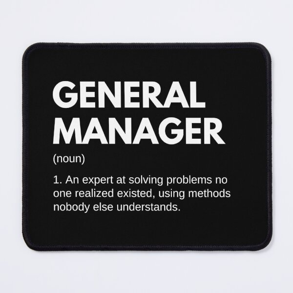 Item preview, General Manager Funny Work Definition designed and sold by CuteLovelyDesigns.