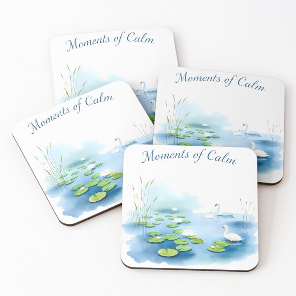 Item preview, Blue Swan Serenity - Calm Moments designed and sold by Shirtastically.