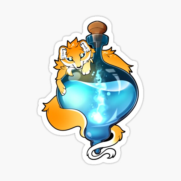 Aperçu de l'œuvre Renard à potions créée et vendue par CrowFlyProductions.