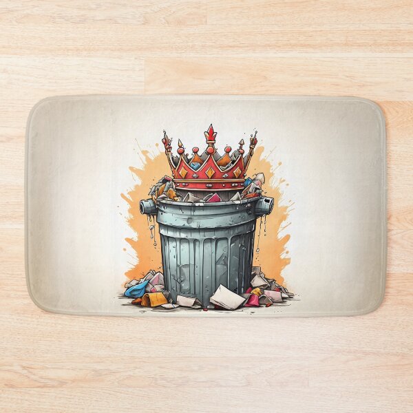 Item preview, Royalty in Ruins No Kings – Graffiti Style Crown in Trash Art designed and sold by KateVil.