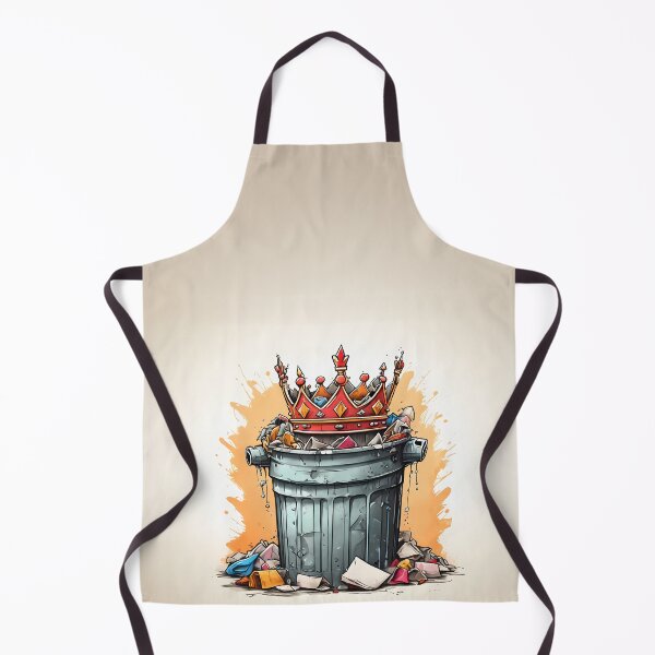 Item preview, Royalty in Ruins No Kings – Graffiti Style Crown in Trash Art designed and sold by KateVil.