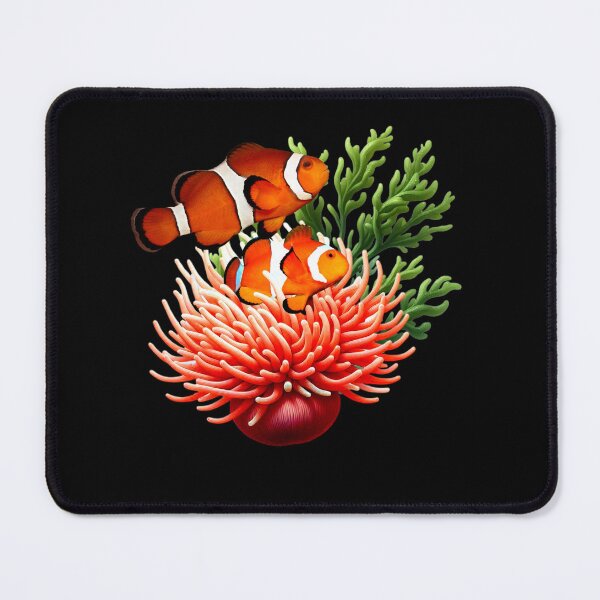 Artikelvorschau, Clownfisch-Anemone Salzwasser-Riff-Aquarium-Liebhaber-Kunst-Design entworfen und verkauft von Aquarium Eclipse.