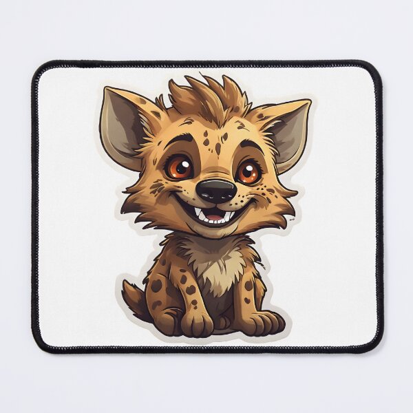 Item preview, Adorable Cartoon Hyena – Cute & Playful Animal Sticker designed and sold by KateVil.