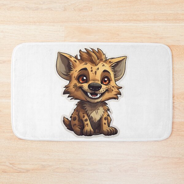 Item preview, Adorable Cartoon Hyena – Cute & Playful Animal Sticker designed and sold by KateVil.