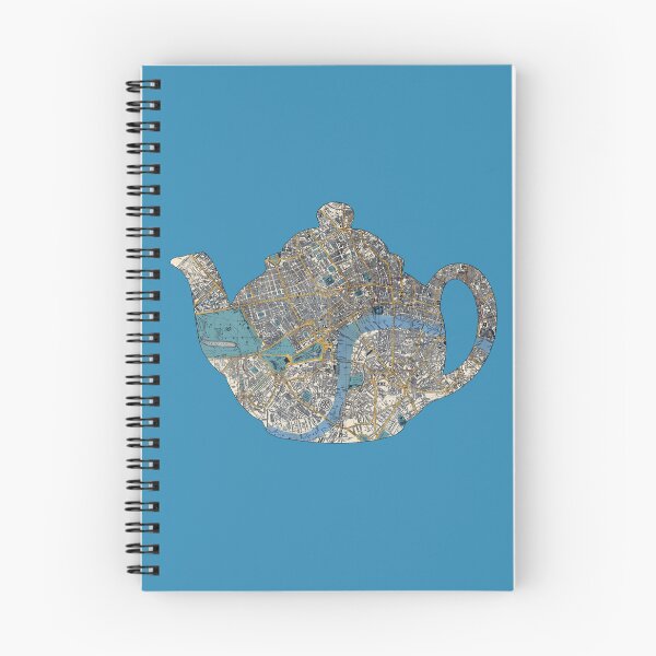 Item preview, Brown Betty Teapot cut from 1860 London Map designed and sold by Thomas-Duane.