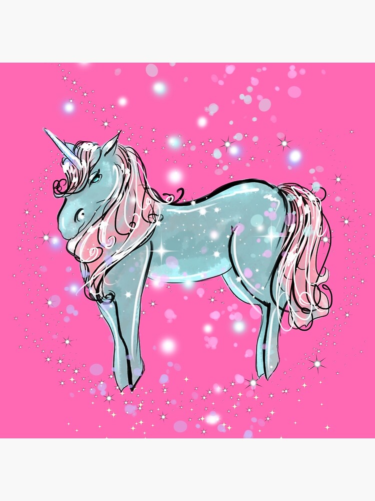 Thumbnail 4 of 4, Pillow, Shimmer The Unicorn™ designed and sold by TeelieTurner.