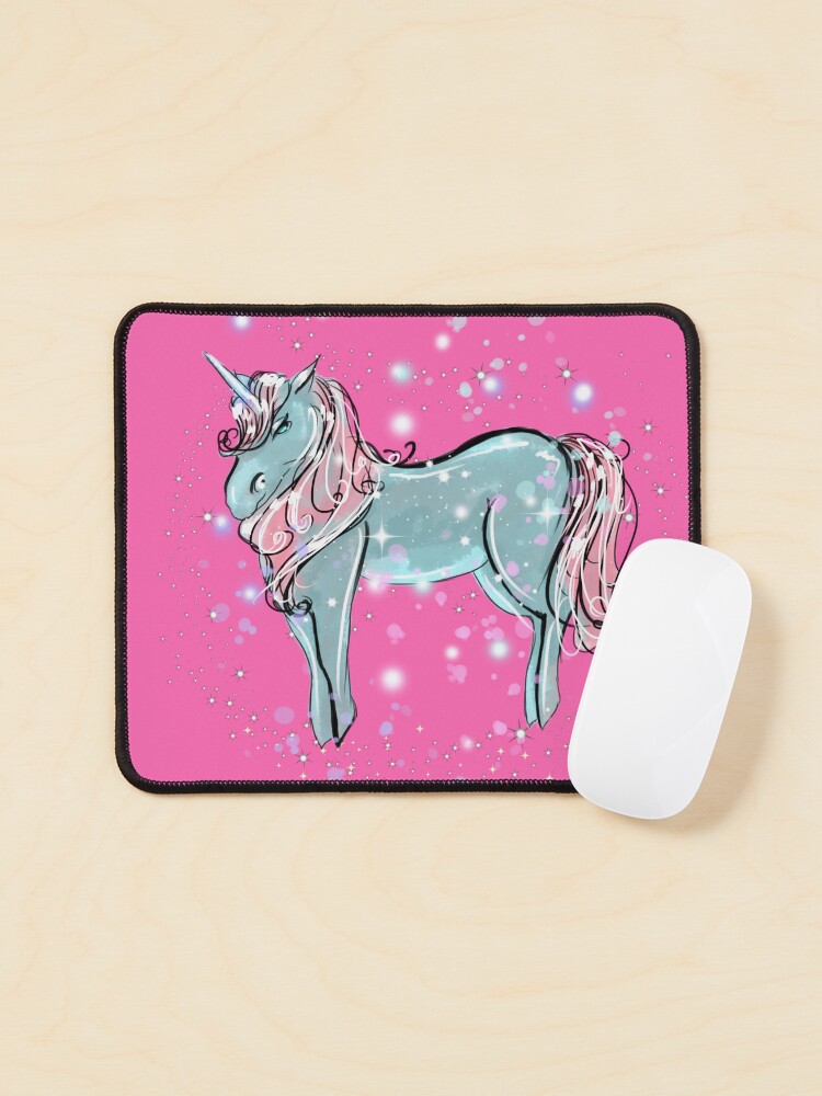 Thumbnail 1 of 5, Mouse Pad, Shimmer The Unicorn™ designed and sold by TeelieTurner.