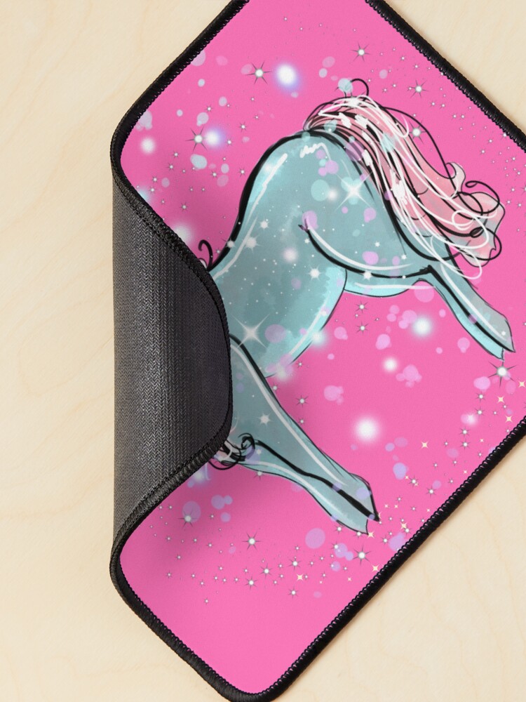 Thumbnail 2 of 5, Mouse Pad, Shimmer The Unicorn™ designed and sold by TeelieTurner.