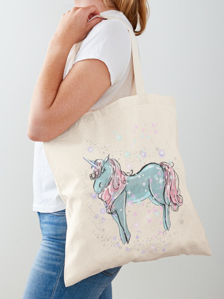 Thumbnail 1 of 5, Tote Bag, Shimmer The Unicorn™ designed and sold by TeelieTurner.