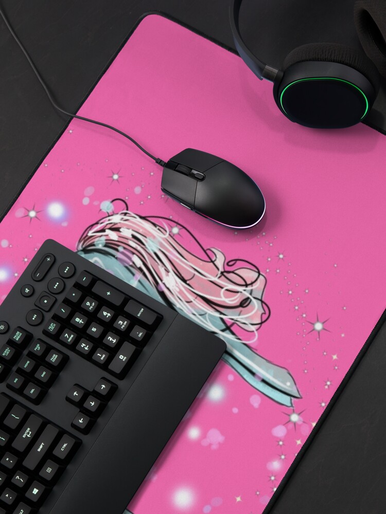 Thumbnail 4 of 5, Mouse Pad, Shimmer The Unicorn™ designed and sold by TeelieTurner.