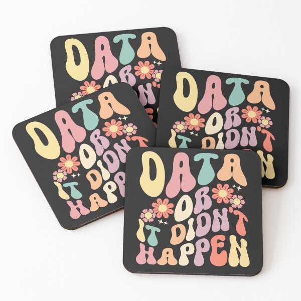 Item preview, Data or It Didn’t Happen - Funny Retro Science & Research Quote designed and sold by Opheli-awould.