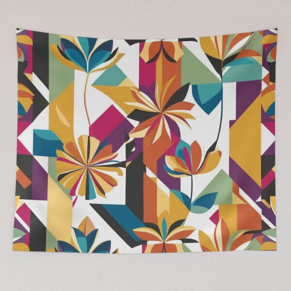 Item preview, Floral Geometric Pattern - 1 designed and sold by AlinaSCorner.