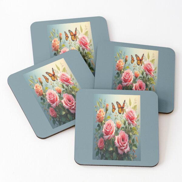 Item preview, An artistic portrait featuring multicolored roses and flowers designed and sold by taherismail.