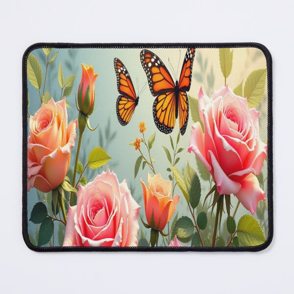Item preview, An artistic portrait featuring multicolored roses and flowers designed and sold by taherismail.