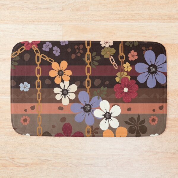 Item preview, Floral Patchwork pattern with chains designed and sold by Roxburylane.