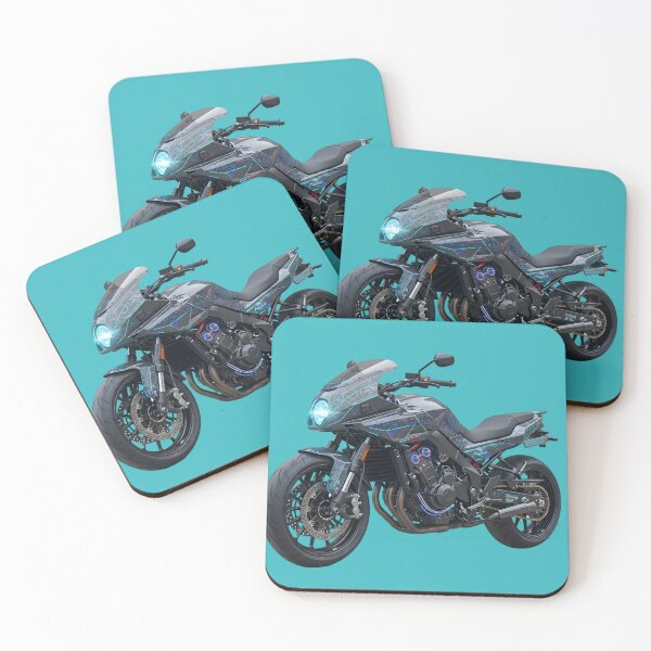 Item preview, Cyberpunk Modified Motorcycle: Illustrated Futuristic Design designed and sold by Brendan Arthur Ring.