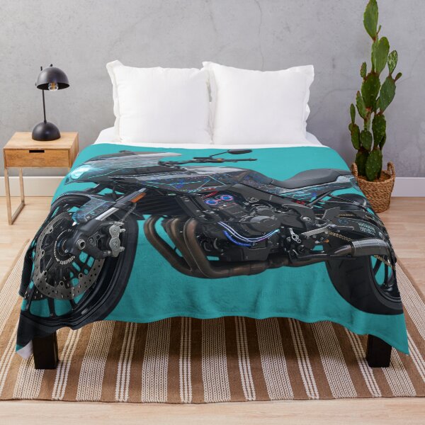 Item preview, Cyberpunk Modified Motorcycle: Illustrated Futuristic Design designed and sold by Brendan Arthur Ring.