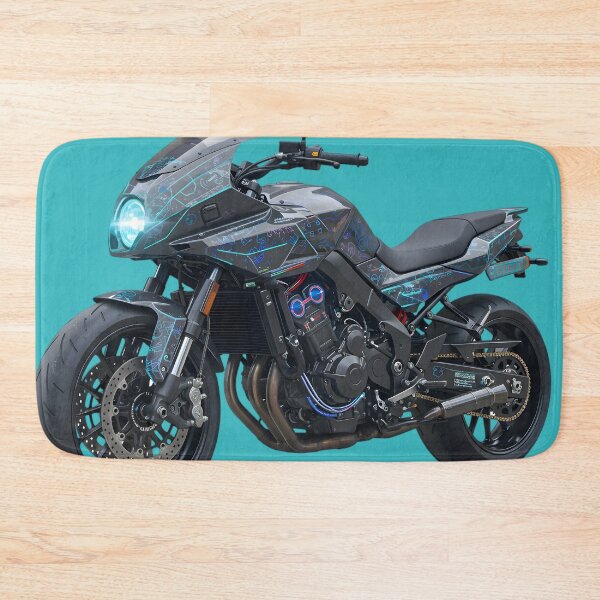 Item preview, Cyberpunk Modified Motorcycle: Illustrated Futuristic Design designed and sold by Brendan Arthur Ring.