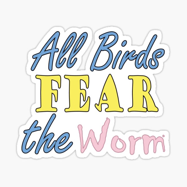 Aperçu de l'œuvre Tous les oiseaux ont peur du ver créée et vendue par Ivorycrow.