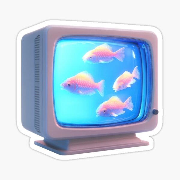 Item preview, Vaporwave Computer Aquarium  designed and sold by cinlali.